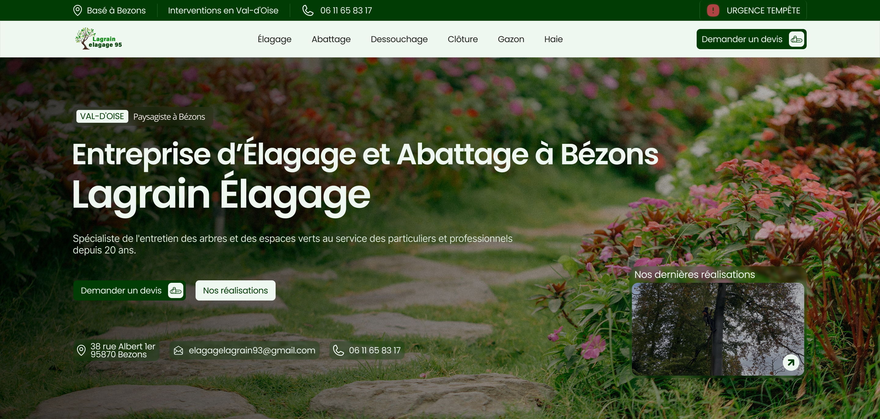 Aperçu du site Lagrain
